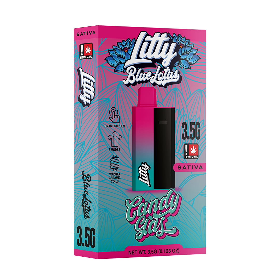 Litty - Blue Lotus Candy Gas - 3.5G Disp 1PK