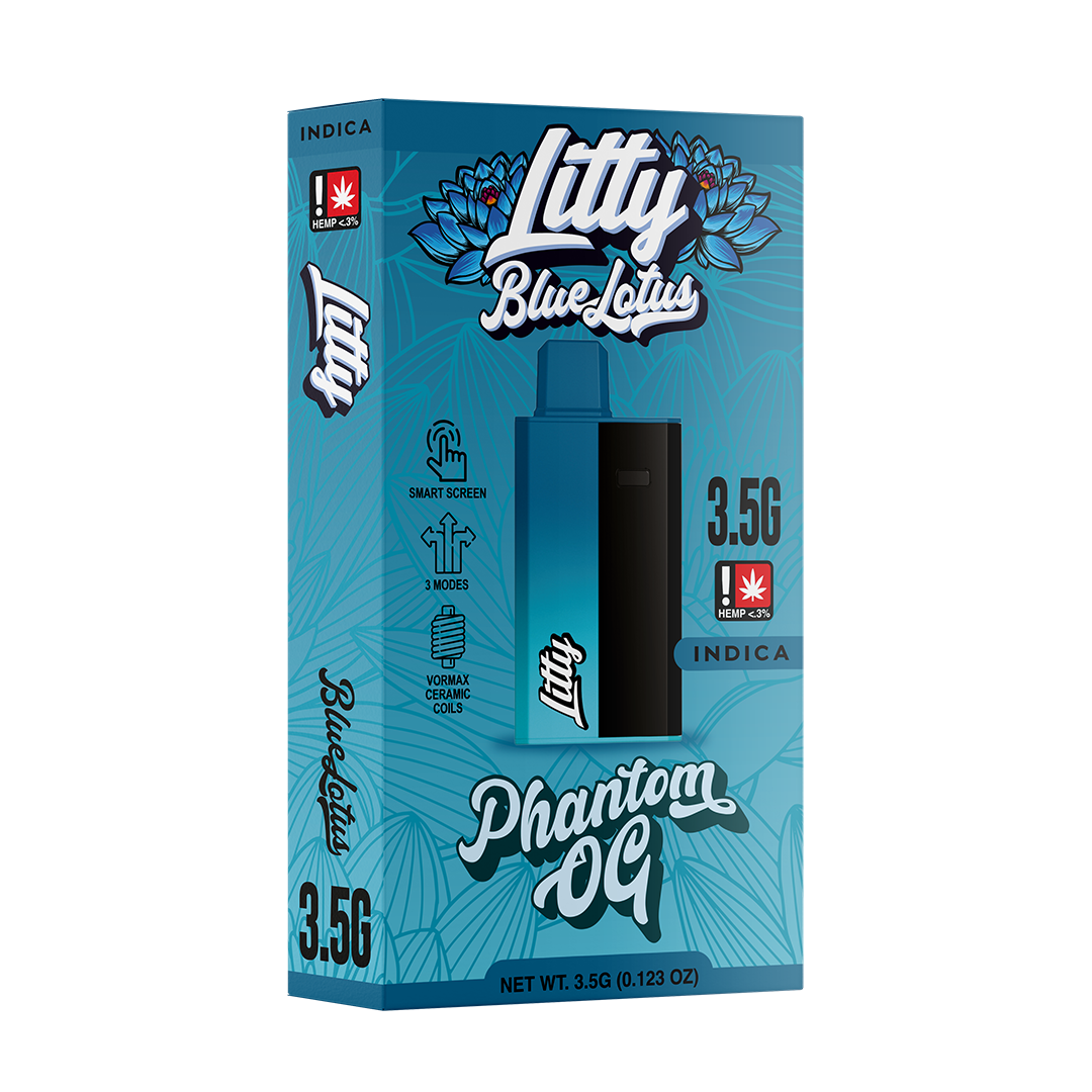 Litty - Blue Lotus Phantom OG - 3.5G Disposable 1PK